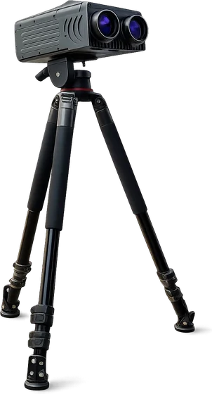 Perangkat pemantau intelijen di atas tripod
